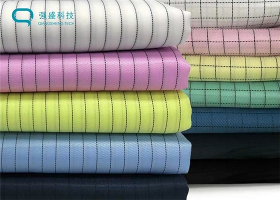 Polyester Fabric With Carbon Yarn For Cleanroom Clothes