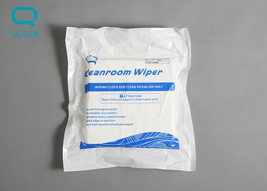 Low Lint 110gsm Polyester Cellulose Cleanroom Wipes