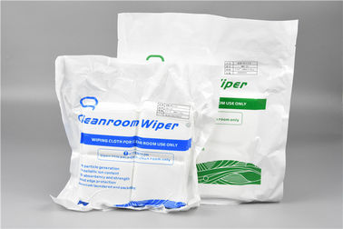 Electronic Industry Cold Cutting Soft 105g / ㎡ Clean Room Wipes