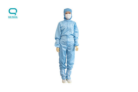 ESD 100D Cleanroom Smock Gown Polyester Workwear Uniform