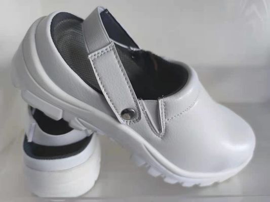 Anti Static Metal Cap Clean Room Safety Shoes Semi Slipper ISO9001 PU